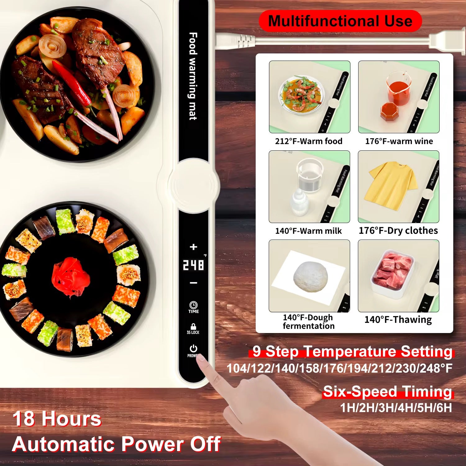 Foldable silicone Electric Mat.